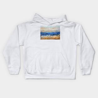 Sea of abstraction Kids Hoodie